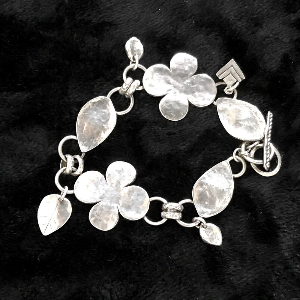 Silver 4 Leaf Clover Bracelet